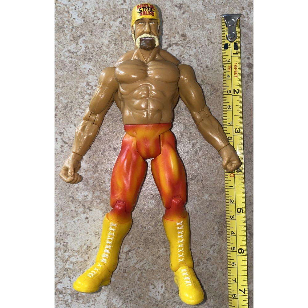 HULK HOGAN‎ WWE 1999 JAKKS PACIFIC TITAN-TORN LOOSE WRESTLING FIGURE STILL RULES